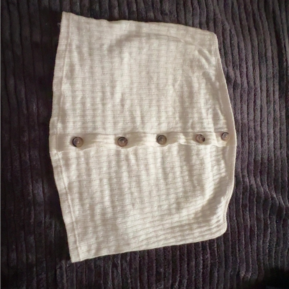 American eagle White Knit Skirt